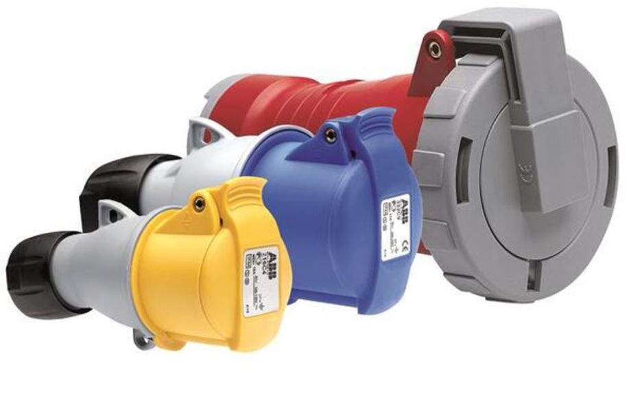 ABB 4125C6W Connector, 6h, 125A, IP67, 3P+N+E Product Image