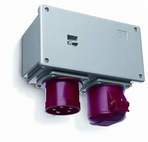 ABB 416A6  Site connection unit, 6h, 16A, IP44, 3P+N+E Product Image