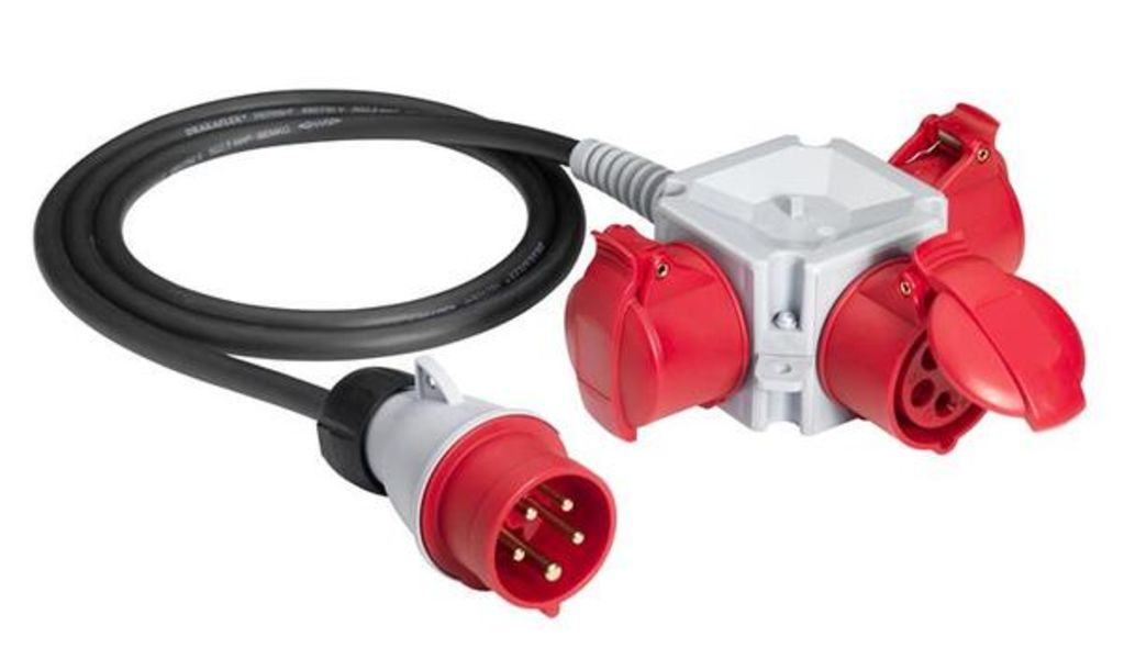 ABB 416P6-416R6 Adaptor on cable, REVE 5G 2.5, 6h, IP44, 3-ways, 3P+N+E Product Image