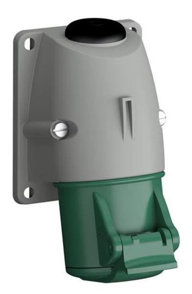 ABB 416RS2W  Surface socket-outlet, 2h, 16A, IP67, 3P+N+E Product Image