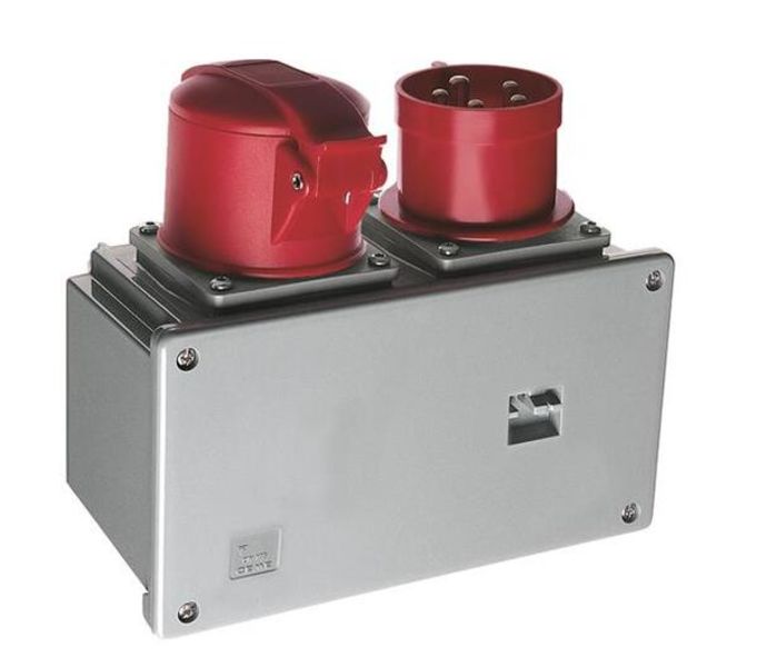 ABB 432A6 Site connection unit, 6h, 32A, IP44, 3P+N+E Product Image