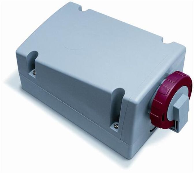 ABB 432RL11W  Surface socket-outlet for looping, 11h, 32A, IP67, 3P+N+E Product Image