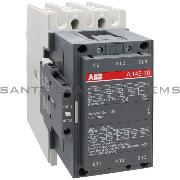ABB A145-30-11-80 Contactor | 1SFL471001R8011 Product Image
