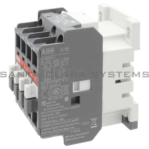 ABB A16-04-00-84-1SBL181101R8400  Contactor | 1SBL181101R8400 Product Image