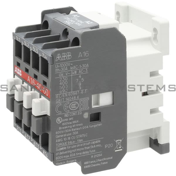 ABB A16-40-00-42 Contactor | 1SBL181201R4200 Product Image