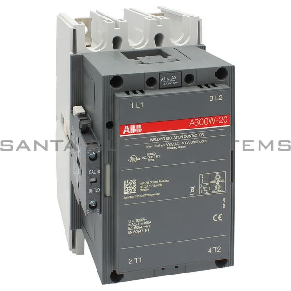 ABB A300W-20-11-84 Contactor | 1SFL551727R8411 Product Image