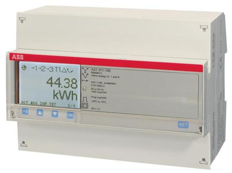 ABB A43-511-100 Reactive energy Cl. 2 Product Image