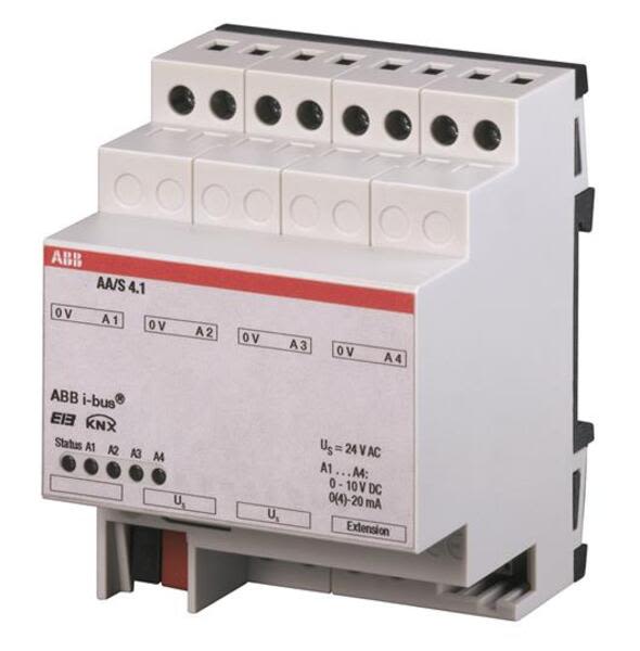 ABB AA-S4.1 AA/S 4.1 Analogue Actuator 4-fold, MDRC Product Image