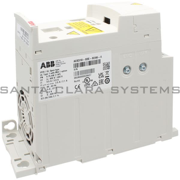 ABB ACS310-03E-02A6-4 Drive
 Product Image