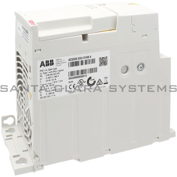 ABB ACS355-03U-01A9-4 Drive Product Image