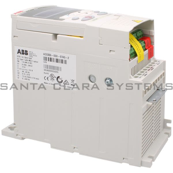 ABB ACS355-03U-07A5-2-J404 Drive Product Image
