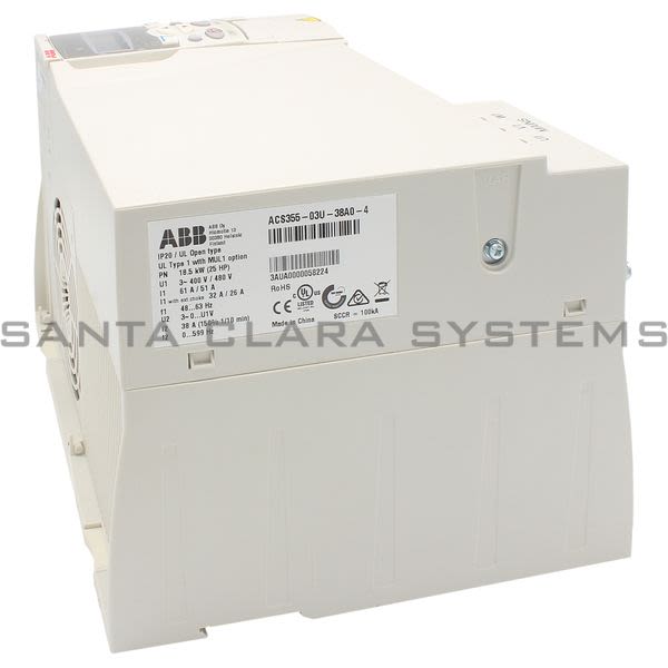 ABB ACS355-03U-38A0-4-J404 Drive Product Image