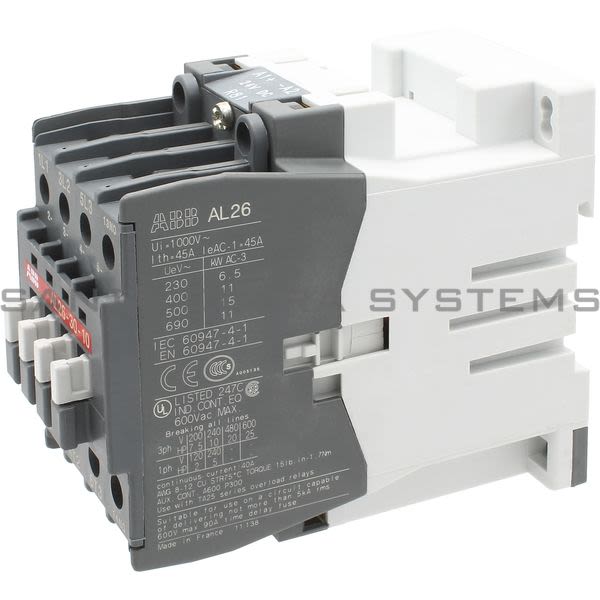 ABB AL26-30-10-81 Contactor | 1SBL243001R8110 Product Image