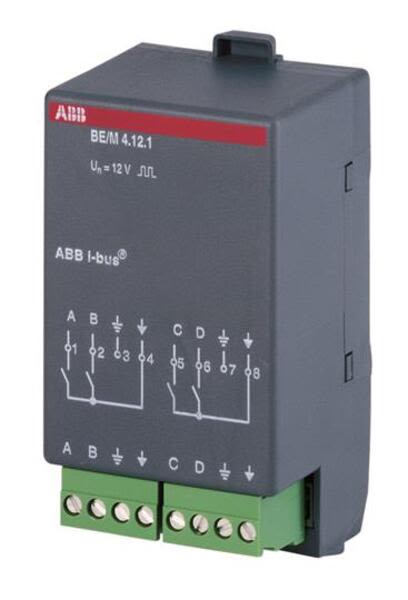ABB BE-M4.12.1 BE/M4.12.1 Binary Input Mod, 4F, Scan Product Image