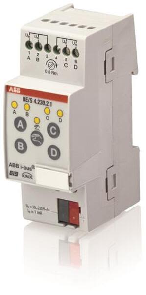 ABB BE-S4.230.2.1 BE/S 4.230.2.1 Binary Input, 4F, 24-230V Product Image