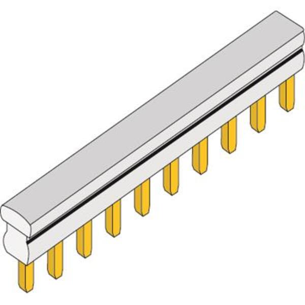 ABB BJ-612-10 BJ 612-10 Jumper bar, 10 poles, for R600 Product Image