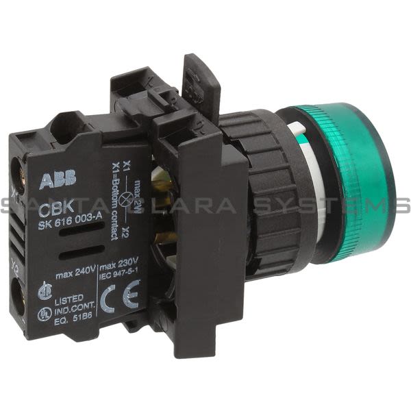 ABB CBK-KLF1G Lamp Cap | Green Product Image