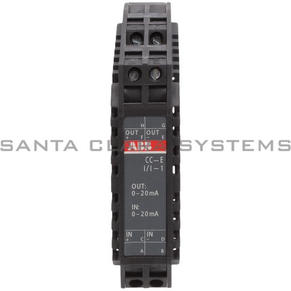 ABB CC-EI-I-1-1SVR010200R1600 CC-E 04mA20 / 04mA20-1 Inputs 0-20 or 4-20 mA output 0-20 or 4-20 mA Product Image