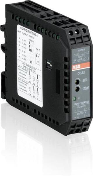 ABB CC-E-IDC-V-1SVR011783R0000 CC-E IDC/V Current converter, singlef. 0-5A, 0-20A/DC / 0-10V, 110-240VAC Product Image