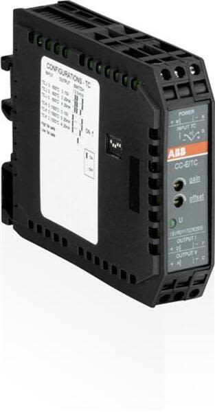 ABB CC-E-TC-V-1SVR011763R2200 CC-E TC/V Temp. converter, singlef. K 0-1000°C / 0-10V, 110-240VAC Product Image