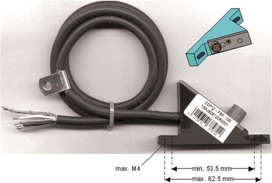 ABB CDP11-FBP.0  Drawer passive cable, fixing bracket 50pc Product Image