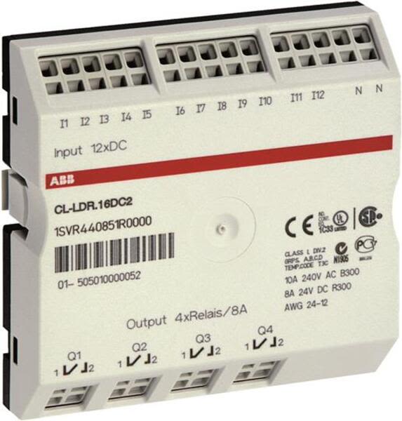 ABB CL-LDT.17DC2 CL-LDT.17DC2 Display I/O-module 12I/4O, transistor Product Image