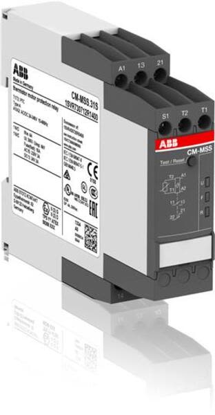 ABB CM-MSS.31P CM-MSS.31P Therm. motor protec. relay 1n/o+1n/c, 24-240VAC/DC Product Image