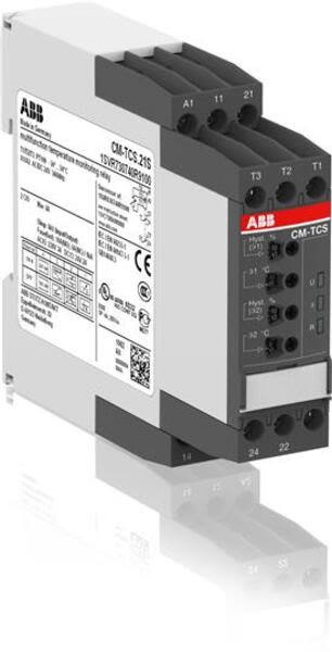 ABB CM-TCS.21S CM-TCS.21S Temperature monitoring relay Temp.-range -50...+50&#176;C, 24VAC/DC Product Image