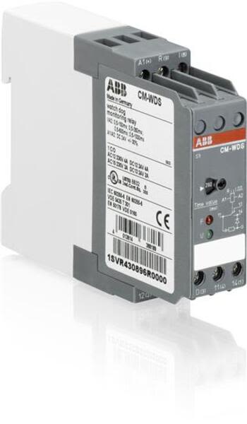 ABB CM-WDS CM-WDS Cycle monitoring relay watchdog function, 1c/o, 0.5ms-1s, 24VDC Product Image