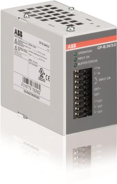 ABB CP-B-24-3.0 CP-B 24/3.0 Buffer module 24 V / 3 A, energy storage 1000 Ws Product Image