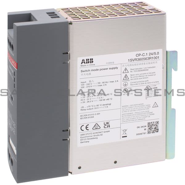 ABB CP-C.124-5.0 Power Supply | CP-C.1 24/5.0 Product Image