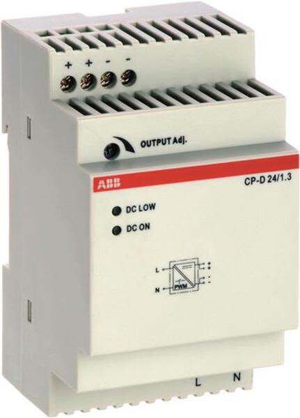ABB CP-D-24-1.3 CP-D 24/1.3 Power supply In: 100-240VAC Out: 24VDC/1.3A Product Image