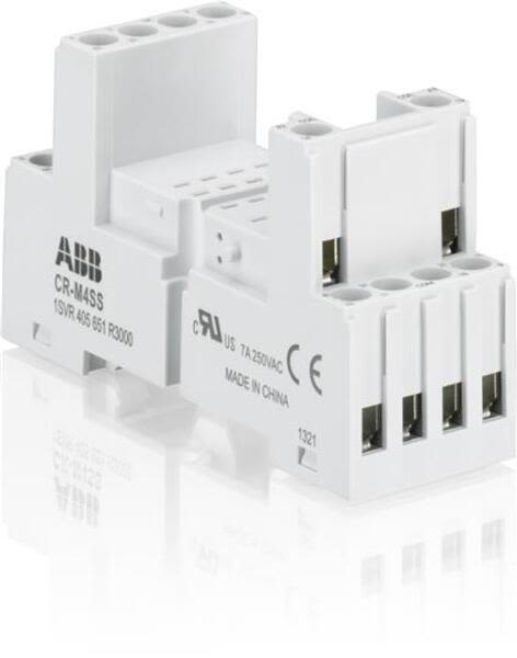ABB CR-M4SF CR-M4SF Standard socket, fork type for 2c/o or 4c/o CR-M relay Product Image
