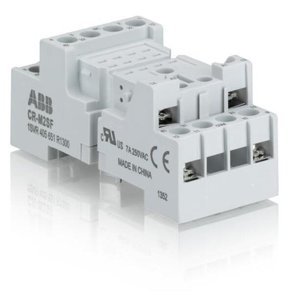 ABB CR-M4SF CR-M4SF Standard socket, fork type for 2c/o or 4c/o CR-M relay Product Image