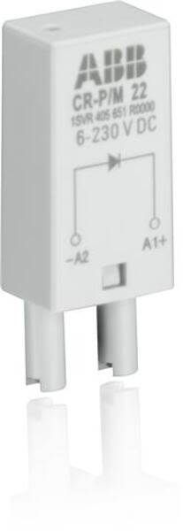 ABB CR-P-M-42BV CR-P/M 42BV Pluggable module diode and LED green, 24-60VDC, A1+, A2- Product Image