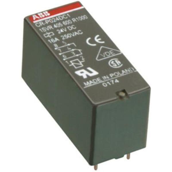ABB CR-P110AC2 Pluggable Interface Relay | 1SVR405601R7000 Product Image