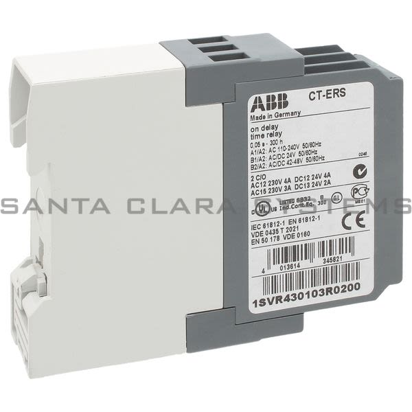 CTERS Abb Time Delay Relay 1SVR430103R0200 Santa Clara Systems