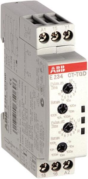 ABB CT-TGD.12 CT-TGD.12 Time relay, pulse generator 1c/o, 24-240VAC 24-48VDC Product Image