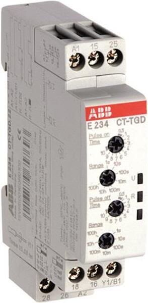 ABB CT-TGD.22 CT-TGD.22 Time relay, pulse generator 2c/o, 24-48VDC, 24-240VAC Product Image