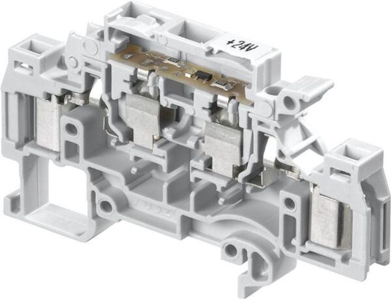 ABB D1.5-8.SFDT.ADO D1.5/8.SFDT.ADO IDC Terminal Blocks - For 5 x 20 and 5 x 25 fuses - with blown fuse indicator and test socket ADO - ADO Product Image