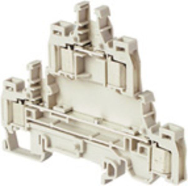ABB D1-5.D2.ADO D1/5.D2.ADO IDC Terminal Blocks - Double deck with 2 feed-through circuits ADO - ADO - Grey Product Image