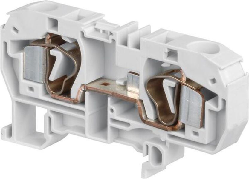 ABB D10-10.1.N.2L D10/10.1.N.2L Spring Terminal Blocks - Feed-through with 2 connections - Blue Product Image