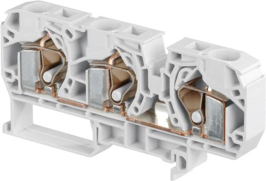 ABB D16-12.3L-1SNA290430R0200 D16/12.3L Spring Terminal Blocks - Feed-through with 3 connections - Orange Product Image
