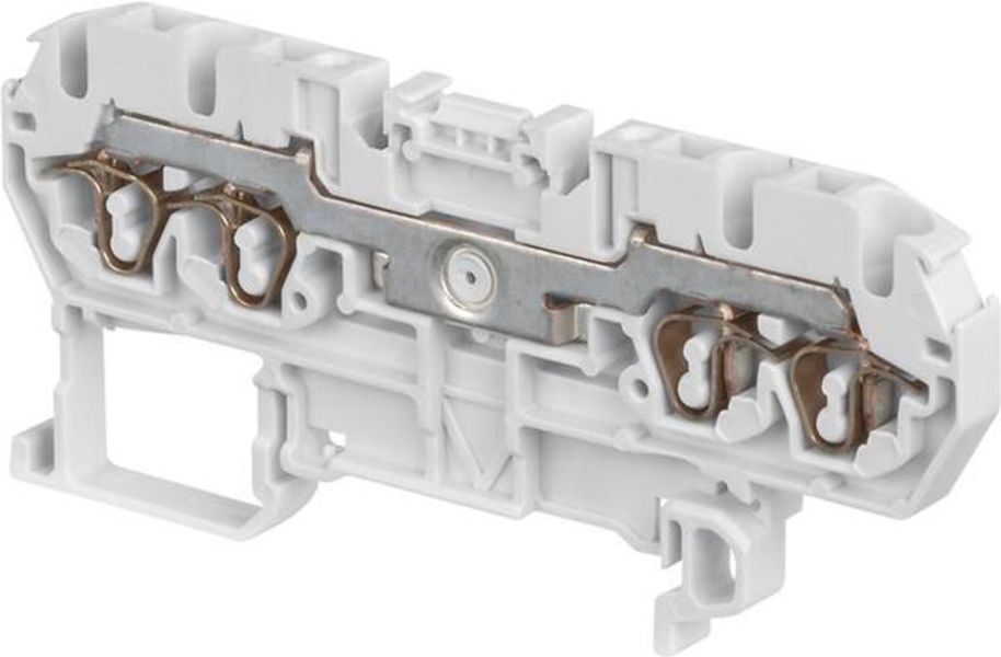 ABB D2.5-5.4L-1SNA290018R0400 D2.5/5.4L Spring Terminal Blocks - Feed-through with 4 connections - Green Product Image