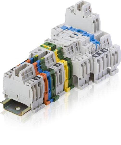 ABB D2.5-5.ADO-1SNA199557R2600 D2.5/5.ADO IDC Terminal Blocks - Feed-through ADO - screw clamp - Black Product Image