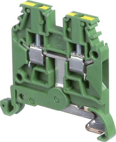 ABB D2.5-5.P D2.5/5.P Screw Clamp Terminal Blocks - Ground - Green/Yellow Product Image