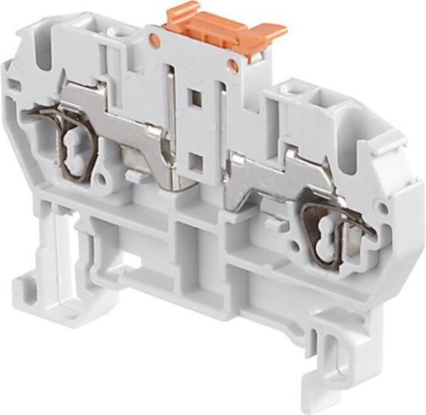 ABB D2.5-5.SNB.2L-1SNA290052R0600 D2.5/5.SNB.2L Spring Terminal Blocks - Disconnect with blade - Orange, Orange Product Image