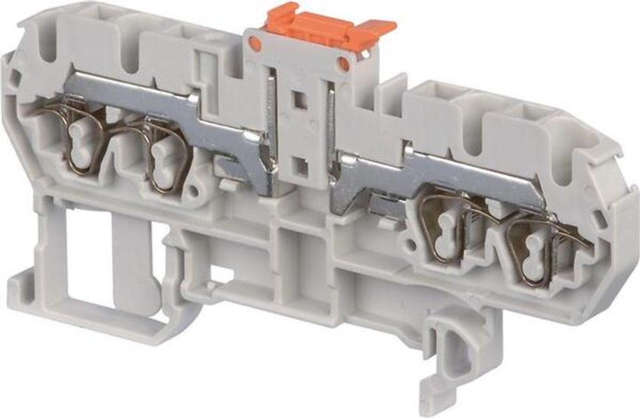 ABB D2.5-5.SNB.4L-1SNA290142R0500 D2.5/5.SNB.4L Spring Terminal Blocks - Disconnect with blade - Orange, Orange Product Image
