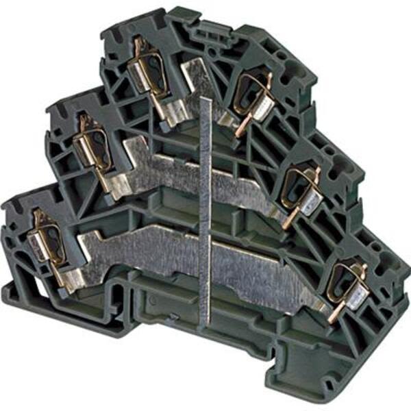 ABB D2.5-5.T1.L D2.5/5.T1.L Spring Terminal Blocks - Triple deck - Black Product Image