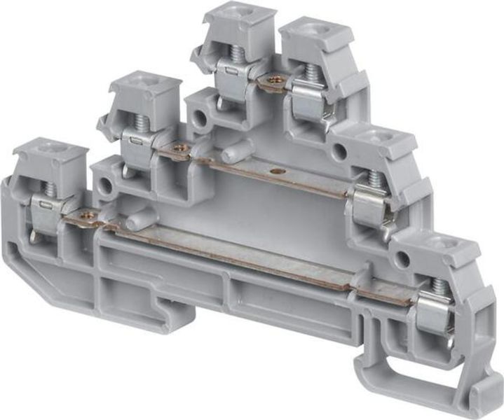 ABB D2.5-6.DA D2.5/6.DA Screw Clamp Terminal Blocks - Triple deck - Grey Product Image